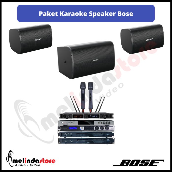 Paket Karaoke Speaker Bose DM6SE - Wall Subwoofer | No Touchscreen